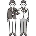 Same Sex Marriage Male SVG Icon